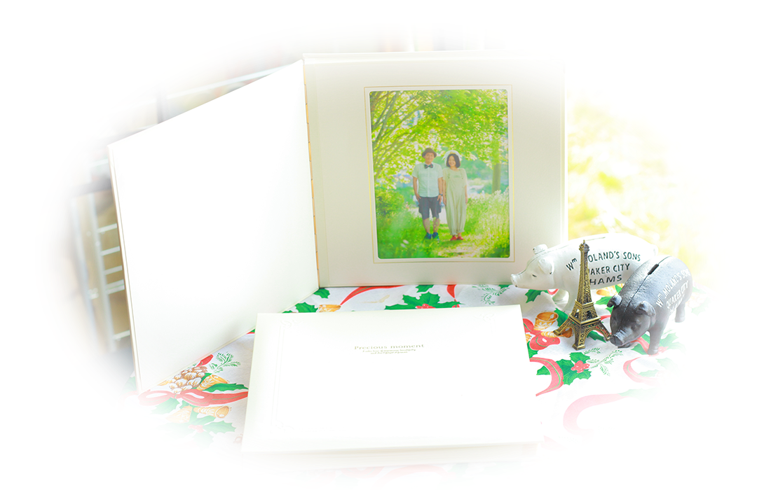 ミルフィールアルバム:自分たちだけの家族写真の日をつくりませんか。エンゲージメントからマタニティ、お宮参りからバースデー。家族の歴史をこの1冊に。