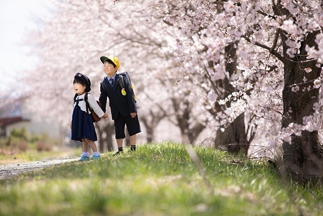 入園入学、卒園卒業の写真撮影