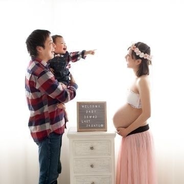 マタニティの撮影は福島県田村市の写真館フジフォトスタジオへ