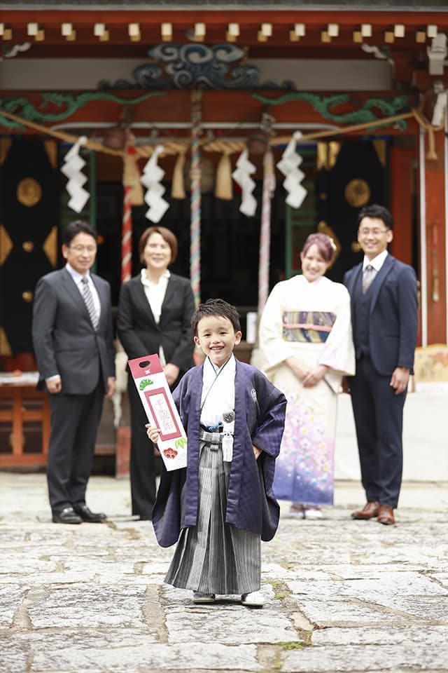 七五三の撮影：Fuji photo studio