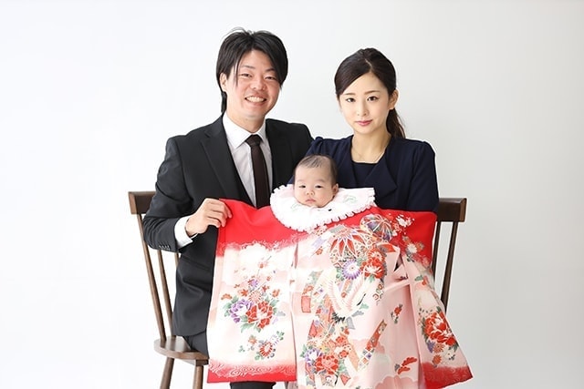 お宮参り、100日記念撮影：Fuji photo studio
