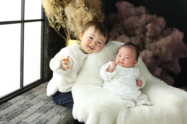 お宮参り、100日記念撮影：Fuji photo studio