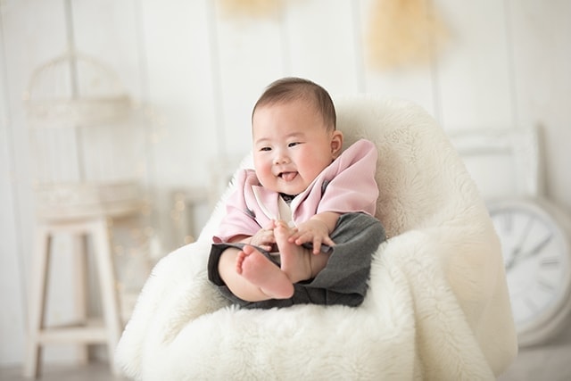 ハーフバースデー・はだかんぼの撮影：Fuji photo studio