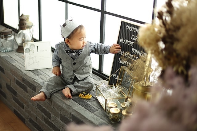1stバースデー・1歳記念撮影：Fuji photo studio