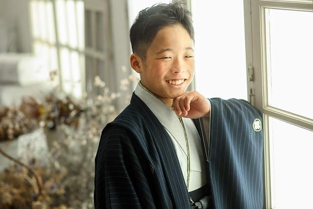 10歳記念・1／2成人式の撮影：福島県田村市船引町のフジフォトスタジオ冨士写真館