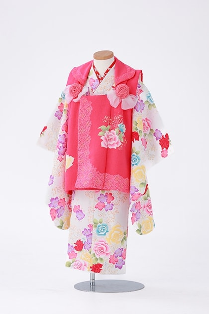 3才女の子着物の貸衣装レンタル：冨士写真舘