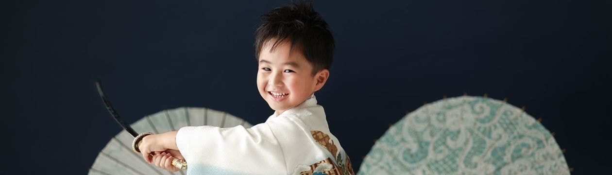 5歳男子着物貸衣装：Fuji photo studio